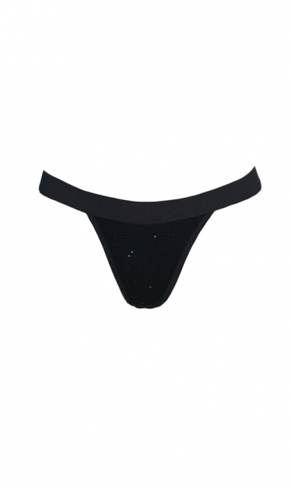 Chilot tanga negru catifea [3]