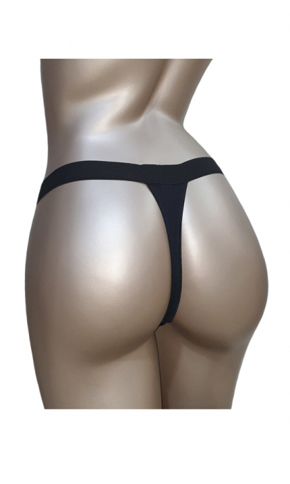 Chilot tanga negru catifea [2]