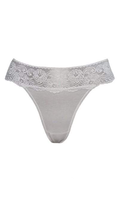 Chilot tanga alb [3]