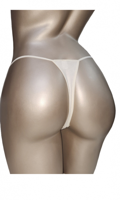 Tanga crem/negru [2]