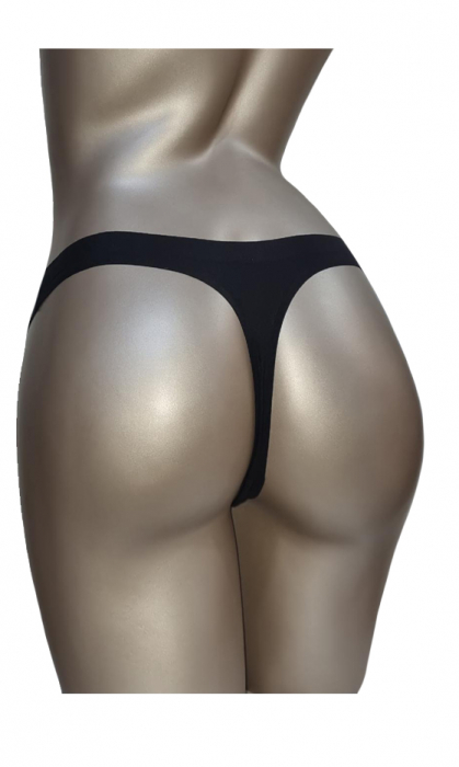 Tanga fara cusaturi negru [2]