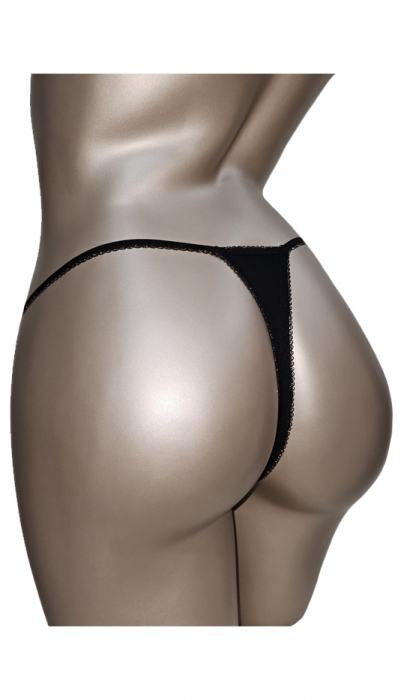 Tanga negru dantela [2]