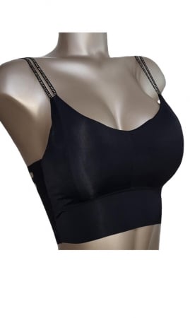 Bustiera sport negru one size(S.M.L) [1]