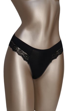 Chiloti clasici - Chilot clasic negru bumbac