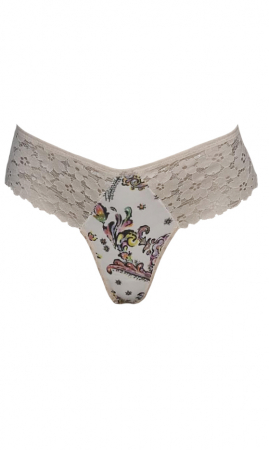 Chilot brazilian dantela crem, bumbac multicolor [2]