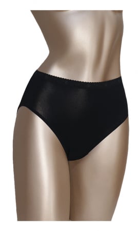 Chiloti clasici - Chilot clasic negru bumbac