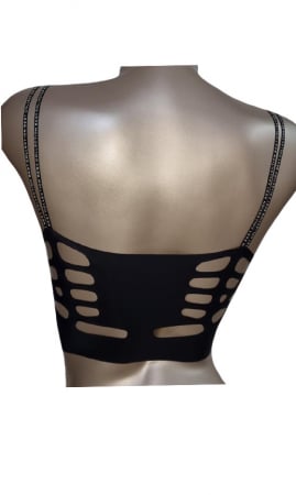 Bustiere - Bustiera sport negru one size(S.M.L)
