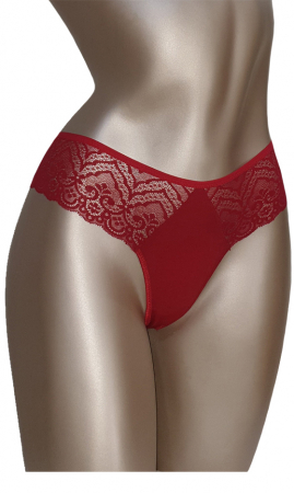 LENJERIE INTIMA - Chilot brazilian bordo