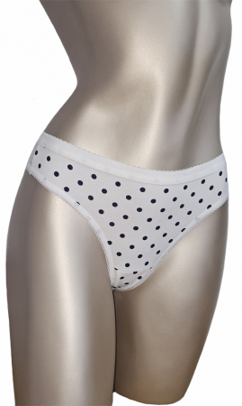 COLECTIE NOUA - Chilot brazilian  alb cu buline