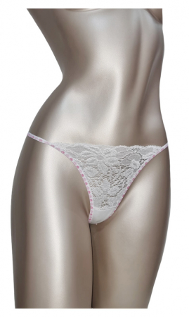LENJERIE INTIMA - Chilot tanga alb