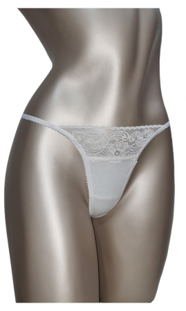 LENJERIE INTIMA - Chilot tanga alb
