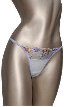Lenjerie sexy - Chilot tanga confectionat din dantela - ioanaboutique.ro