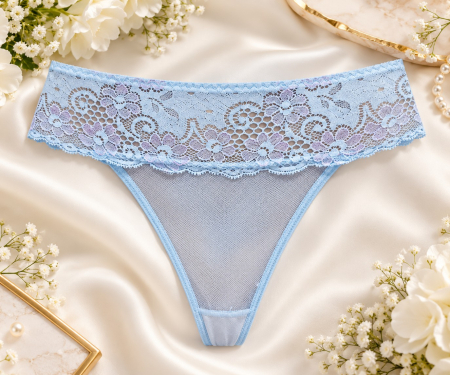 COLECTIE NOUA - Chilot tanga albastru ciel