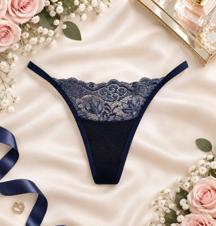 COLECTIE NOUA - Chilot tanga bleumarin