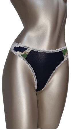 Chilot tanga bleumarin/army [0]