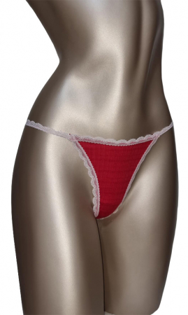 Chilot tanga rosu danteluta roz [0]