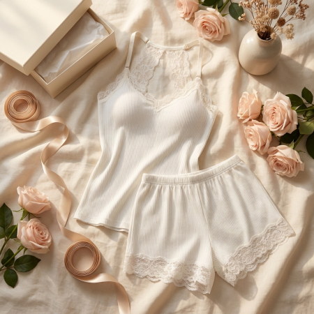 Compleu pijama ivory [3]