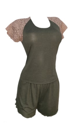 Pijama dama verde [2]