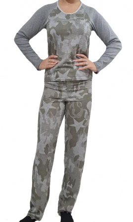 PIJAMALE - Pijama bumbac army