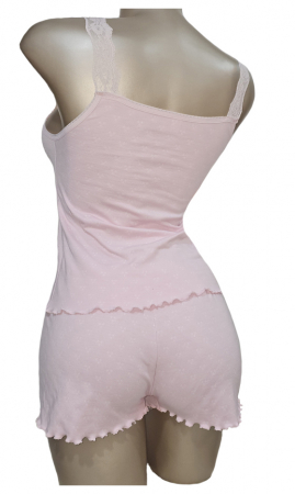 Pijama bumbac roz pudrat [1]