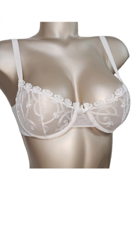 Sutiene - Sutien dantela alb 75B