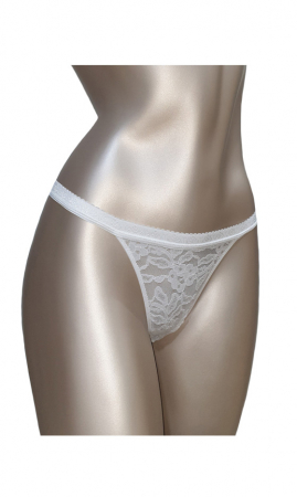 LENJERIE INTIMA - Chilot tanga alb