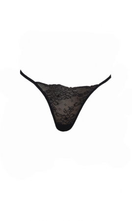 Chilot tanga negru pietricele [2]