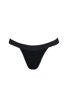Chilot tanga negru catifea [2]