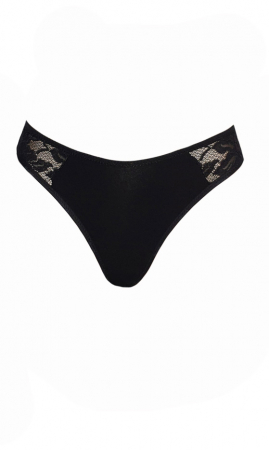 Chilot tanga negru intens [2]