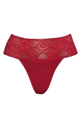 Tanga rosu talie inalta [2]