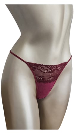 LENJERIE INTIMA - Tanga bordo