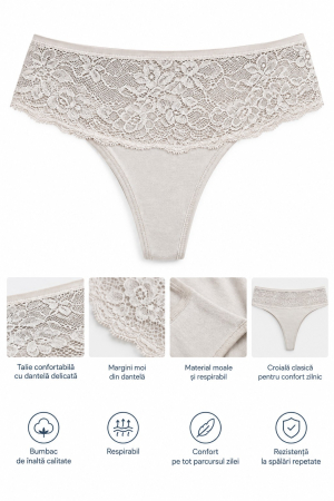 LENJERIE INTIMA - Tanga corai