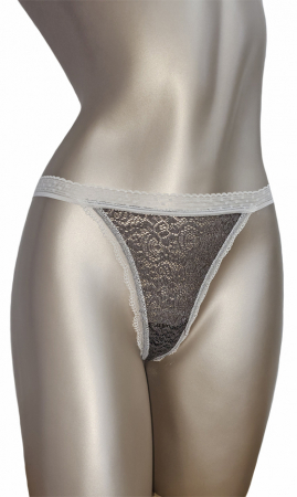 COLECTIE NOUA - Tanga gri/crem