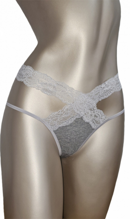 COLECTIE NOUA - Tanga gri metalizat