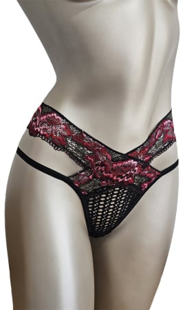 Tanga negru/rosu [3]
