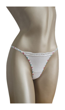 LENJERIE INTIMA - Tanga snur alb
