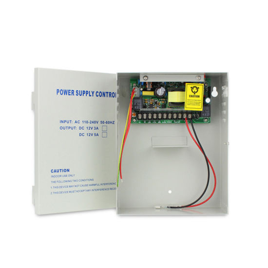 Sursa de alimentare cu back-up, in cutie de tabla, 12V 5A,  208CK-D 12V5A [2]