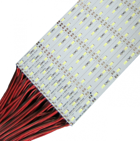 5630 Hard Strip Natural, Banda aluminiu cu 72 LED-uri/m, alb natural (4000 K), 12 V [2]