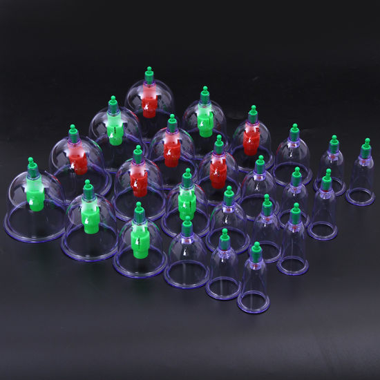 Aparat vacuum pentru terapie cu 24 ventuze medicinale, pompa inclusa [8]