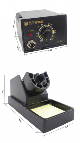 Stație de lipit cu letcon termostatat - BST-936B [3]