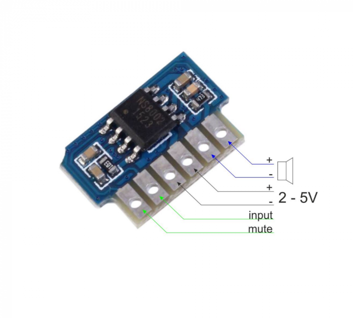 Modul amplificator Mono audio 3W cu NS8002 OKN-GM1026 [2]