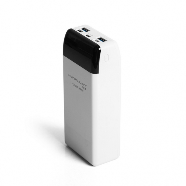 Acumulator extern 30000mAh QC 3.0 PD Konfulon P30Q alb [5]