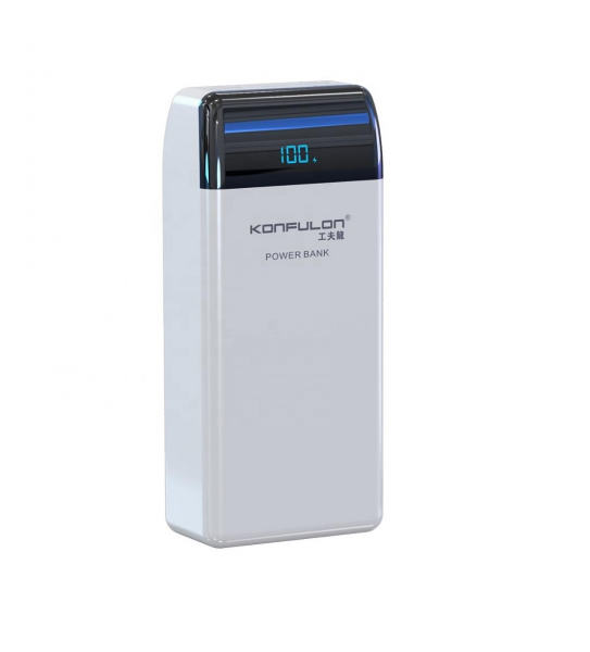 Acumulator extern 30000mAh QC 3.0 PD Konfulon P30Q alb [3]