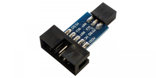 Adaptor AVR ISP de la 6 Pini la 10 Pini pentru Arduino [1]
