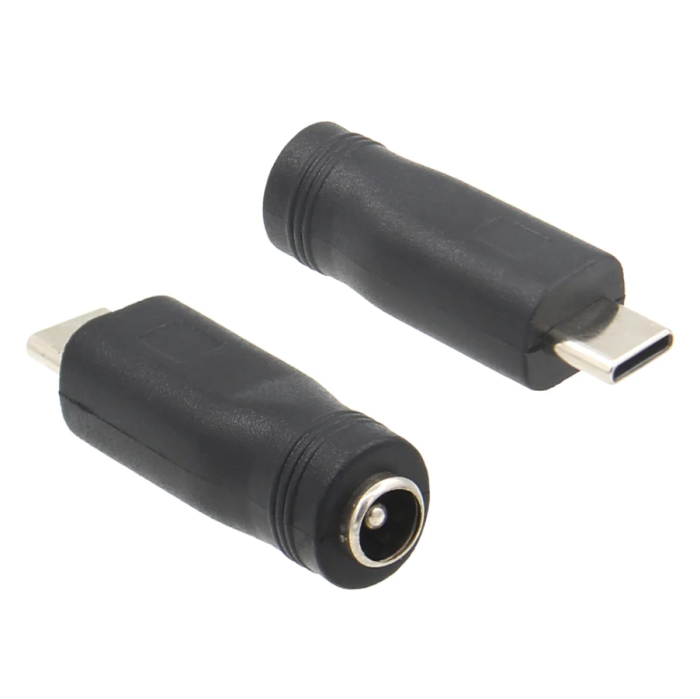Adaptor alimentare DC mama 5.5x2.1 mm la USB Type-C tata, 5V, pentru telefoane si dispozitive USB-C (USB-C-5.5x2.1) [3]