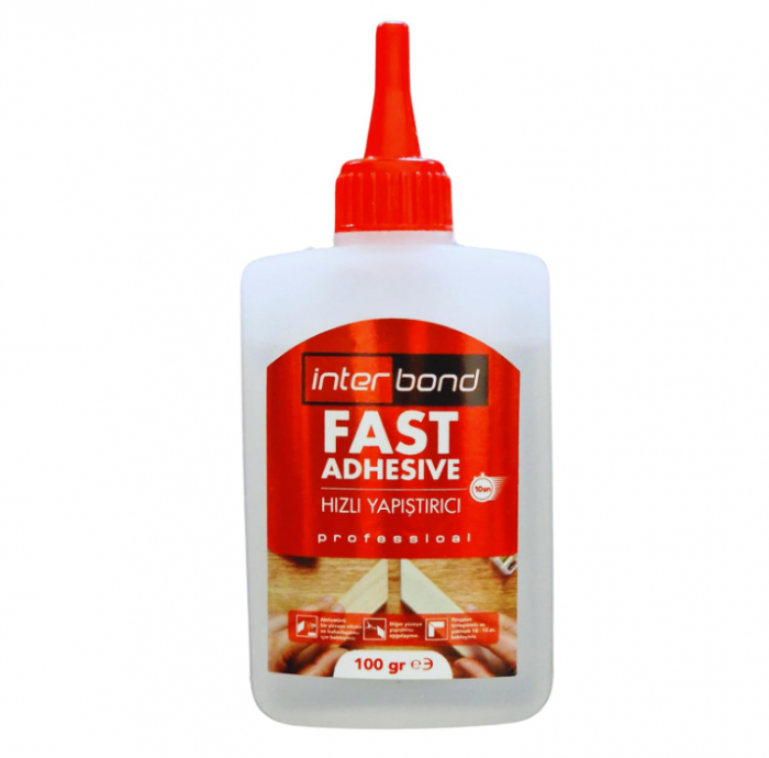 Adeziv cu activator Interbond, cianoacrilat, 100g + 400ml [3]