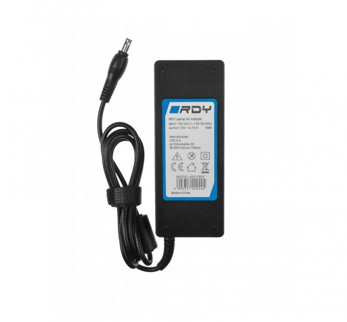 Alimentator laptop  cod AD21RDY 19V 4,74A  90W 5,5-3 mm, drept  pin: DA. Samsung R5 [2]