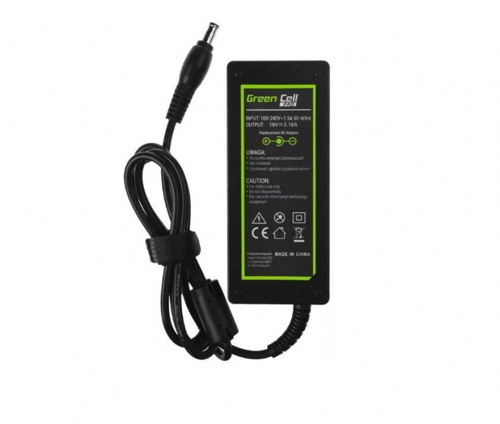 Alimentator laptop Green Cell cod AD20P 19V 3,16A  60W 5,5-3 mm, pini: da Samsung [3]