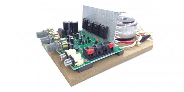 Amplificator audio AC-AMP (2 x 60W) cu traf toroidal [1]