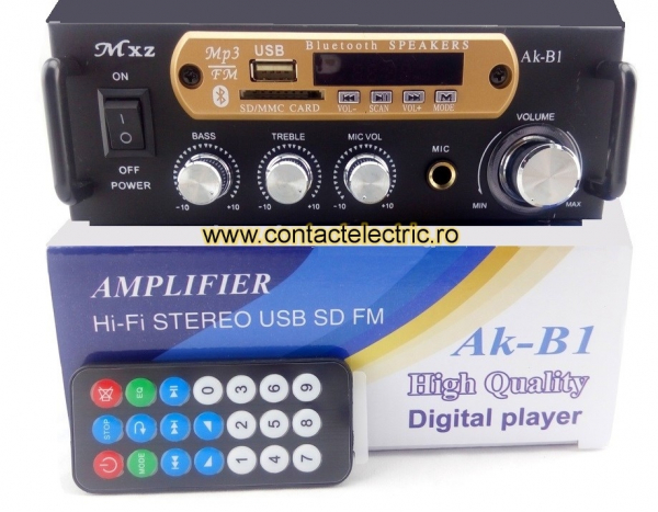 Amplificator Mxz Ak-B1 Hi-Fi stereo mp3 player [2]